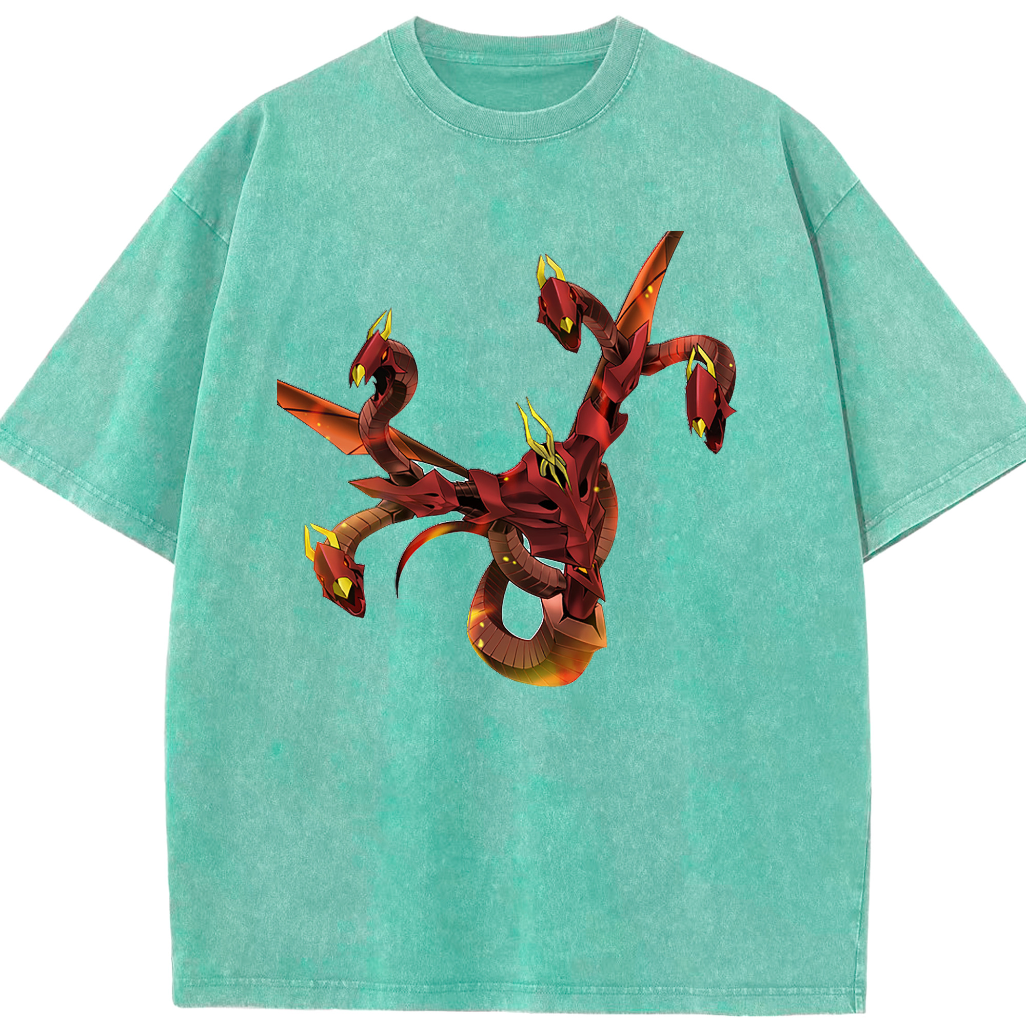 （画像用） 遊☆戯☆王 Yu-Gi-Oh! 綿100% ヴィンテージ風 半袖Tシャツ（フロントプリント）